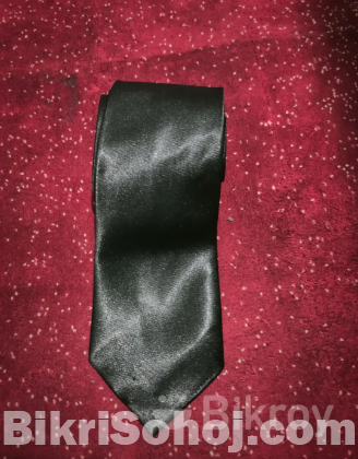 এক্সক্লুসিভ ব্ল্যাক ফরমাল স্লিম টাই (men's Black Necktie)